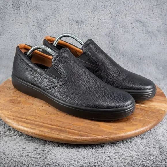Ecco | Shoes | Mens Ecco Soft 7 Blacktan Slip On Shoes Size  display picture 1